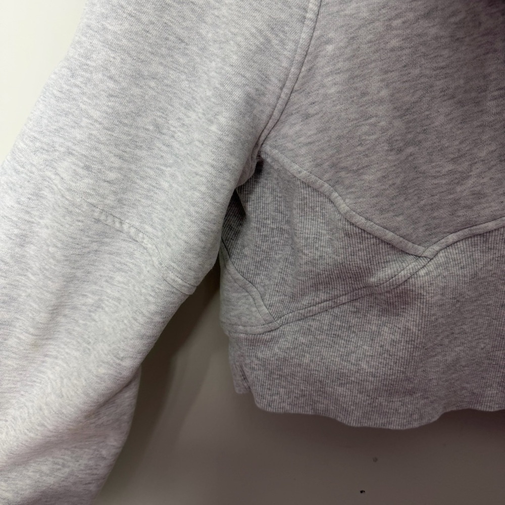 Lululemon Scuba Half Zip Oversized Hoodie Hooded Sweatshirt Gray XS/S *s - Picture 9 of 11